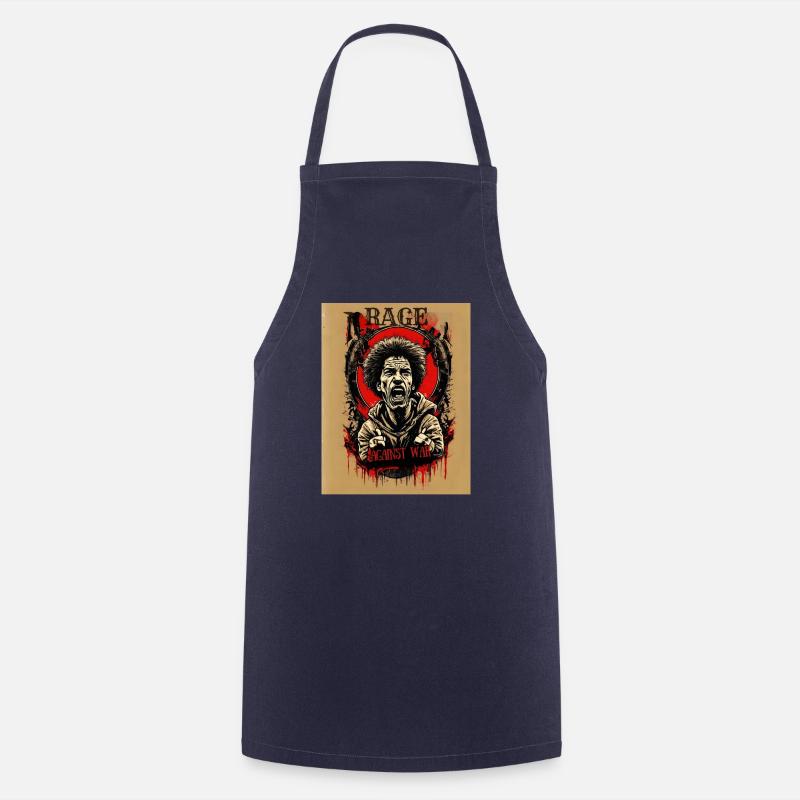 Rage against the war - Cooking Apron - navy