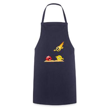 Bodja - Cooking Apron - navy - Front - AI Model Male 185 dark (185cm)