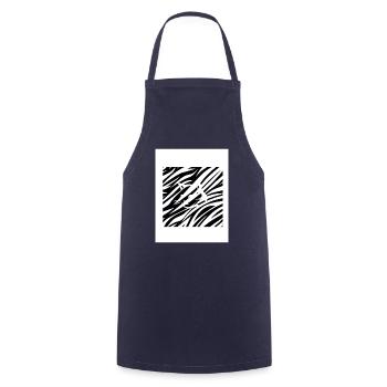 Design cat - Kochschürze - Navy - Vorne - AI Model Male 185 dark (185cm)