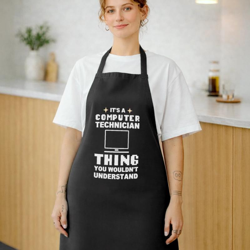 Lustiger Computerfreak Computertechniker Kochschürze