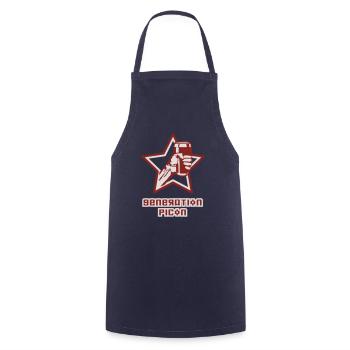 generation picon - Tablier de cuisine - marine - Devant - AI Model Male 185 dark (185cm)