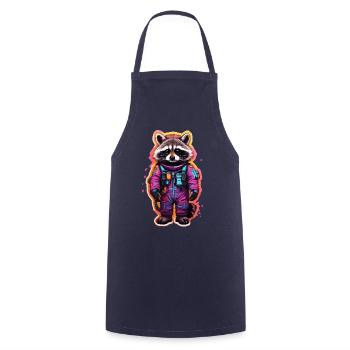 Waschbär - Kochschürze - Navy - Vorne - AI Model Male 185 dark (185cm)