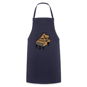 Wings 3 - Cooking Apron - navy - Front - AI Model Male 185 dark (185cm)