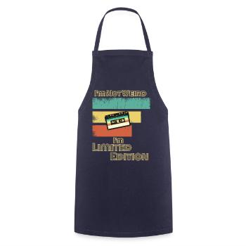 Design rétro avec slogan - Tablier de cuisine - marine - Devant - AI Model Male 185 dark (185cm)