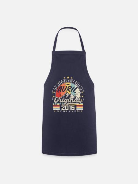 April 2015 Geburtstagsgeschenk April 2015 April - Kochschürze - Navy