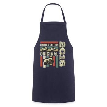 Vintage 2016 - Retro Birthday Quote 2016 - Cooking Apron - navy - Front - AI Model Male 185 dark (185cm)