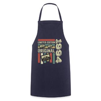 Vintage 1994 - Retro Birthday Quote 1994 - Cooking Apron - navy - Front - AI Model Male 185 dark (185cm)
