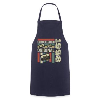 Vintage 1998 - Retro Birthday Saying 1998 - Cooking Apron - navy - Front - AI Model Male 185 dark (185cm)