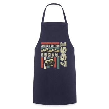 Vintage 1967 - Retro Birthday Saying 1967 - Cooking Apron - navy - Front - AI Model Male 185 dark (185cm)