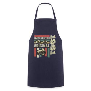 Vintage 1961 - Retro Birthday Quote 1961 - Cooking Apron - navy - Front - AI Model Male 185 dark (185cm)
