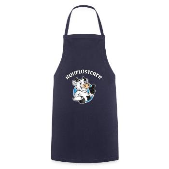 cow whisperer cow farmer farmer farmer - Cooking Apron - navy - Front - AI Model Male 185 dark (185cm)