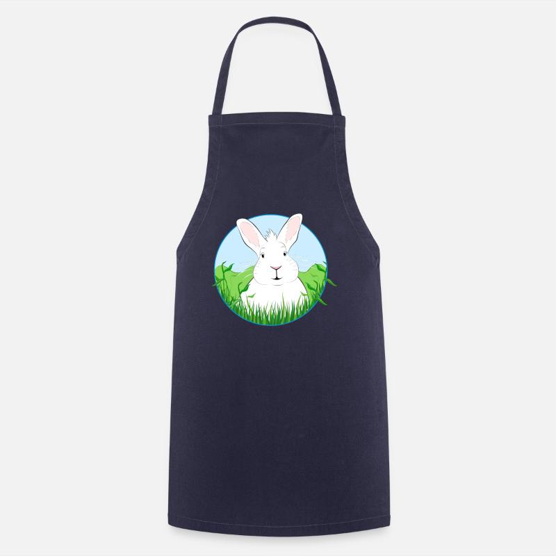 White Rabbit - Cooking Apron - navy