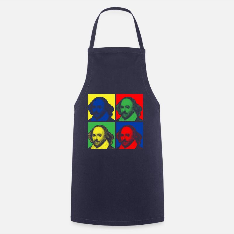 SHAKESPEARE - Cooking Apron - navy