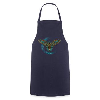 Faucon - Tablier de cuisine - marine - Devant - AI Model Male 185 dark (185cm)