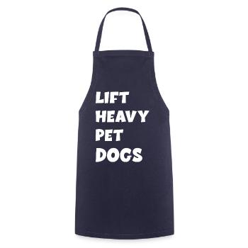 Soulever des chiens de compagnie lourds - Tablier de cuisine - marine - Devant - AI Model Male 185 dark (185cm)