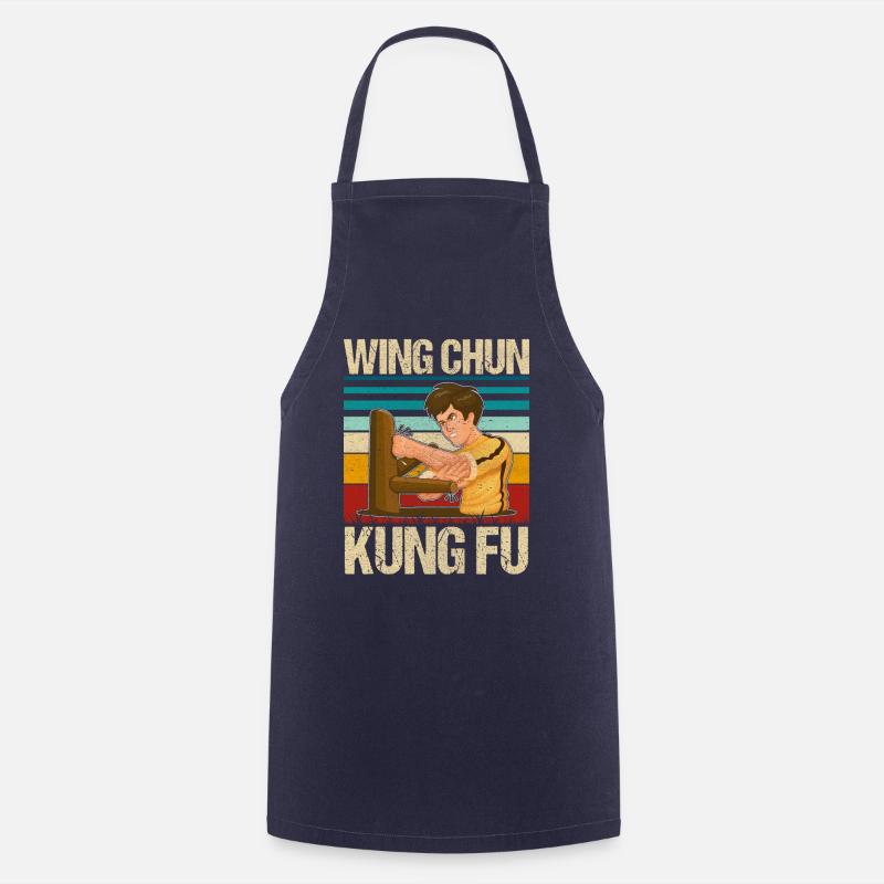 Wing Chun Kung Fu - Tablier de cuisine - marine