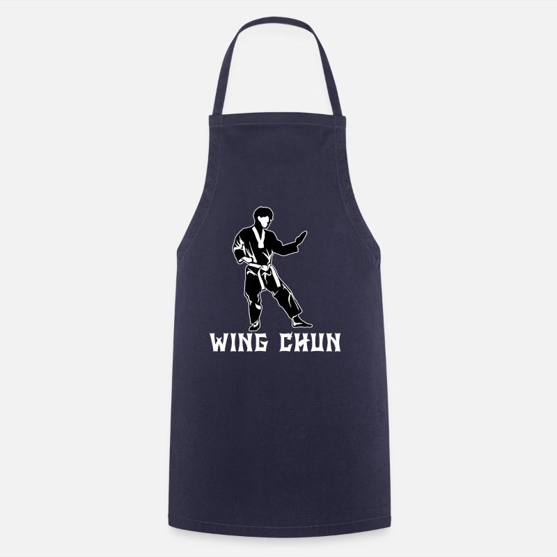 Wing Chun - Tablier de cuisine - marine