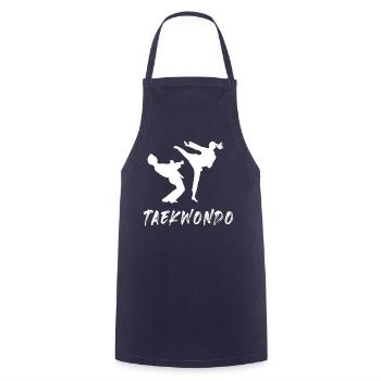 Taekwondo - Cooking Apron - navy - Front - AI Model Male 185 dark (185cm)