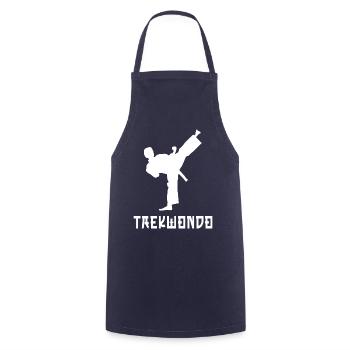 Taekwondo - Cooking Apron - navy - Front - AI Model Male 185 dark (185cm)