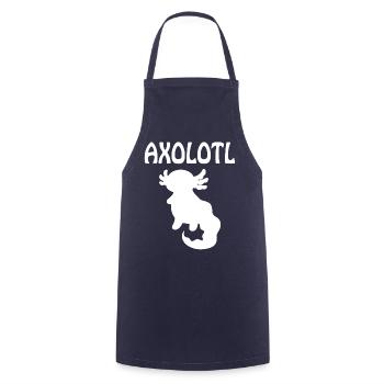 Axolotl - Cooking Apron - navy - Front - AI Model Male 185 dark (185cm)