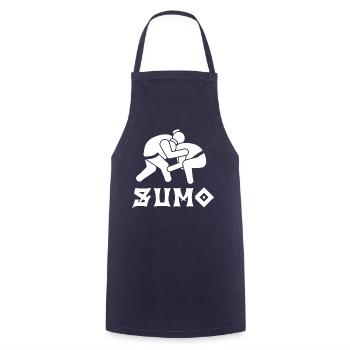 Sumo - Tablier de cuisine - marine - Devant - AI Model Male 185 dark (185cm)