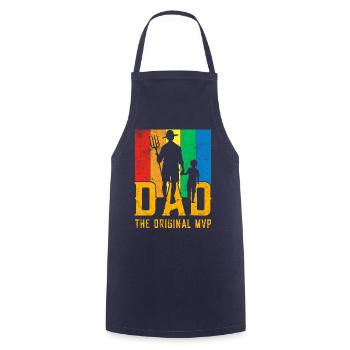Papa das Original - Kochschürze - Navy - Vorne - AI Model Male 185 dark (185cm)