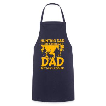 Papa jagen wie ein normaler Vater, aber viel cooler - Kochschürze - Navy - Vorne - AI Model Male 185 dark (185cm)