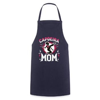 Capoeira Mama - Kochschürze - Navy - Vorne - AI Model Male 185 dark (185cm)
