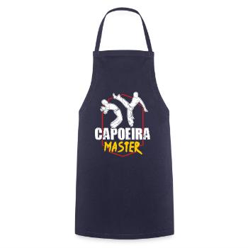 Capoeira Meister - Kochschürze - Navy - Vorne - AI Model Male 185 dark (185cm)