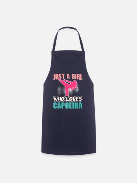 Juste une fille qui aime la capoeira - Tablier de cuisine - marine