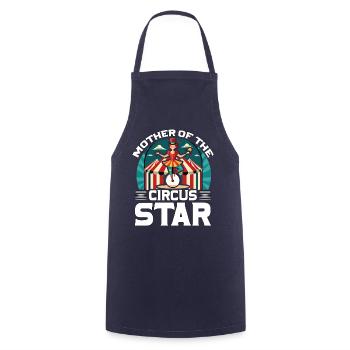 Mother of the Circus Star - Cooking Apron - navy - Front - AI Model Male 185 dark (185cm)