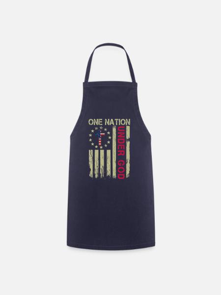 Eine Nation unter Gott - Kochschürze - Navy