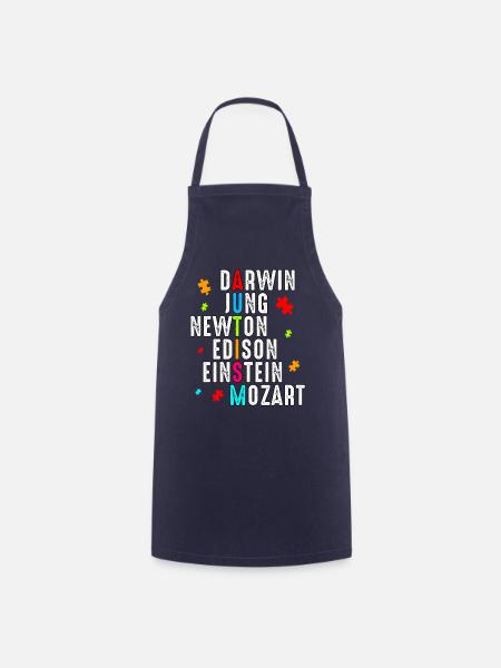 Autisme - Tablier de cuisine - marine