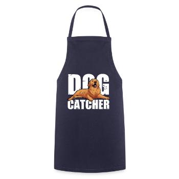 Dog Catcher Hund - Kochschürze - Navy - Vorne - AI Model Male 185 dark (185cm)
