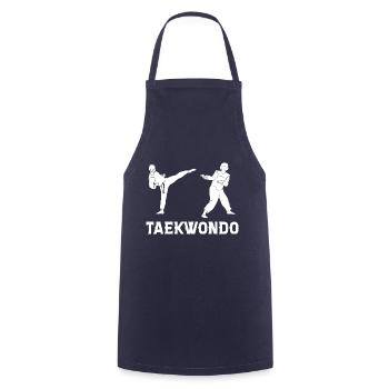 Taekwondo - Cooking Apron - navy - Front - AI Model Male 185 dark (185cm)