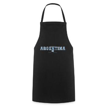 Argentine - Tablier de cuisine - noir - Devant - AI Model Male 185 dark (185cm)