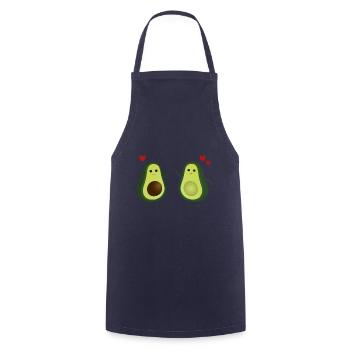 Avocado - Cooking Apron - navy - Front - AI Model Male 185 dark (185cm)