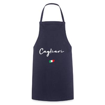 Cagliari - Cooking Apron - navy - Front - AI Model Male 185 dark (185cm)