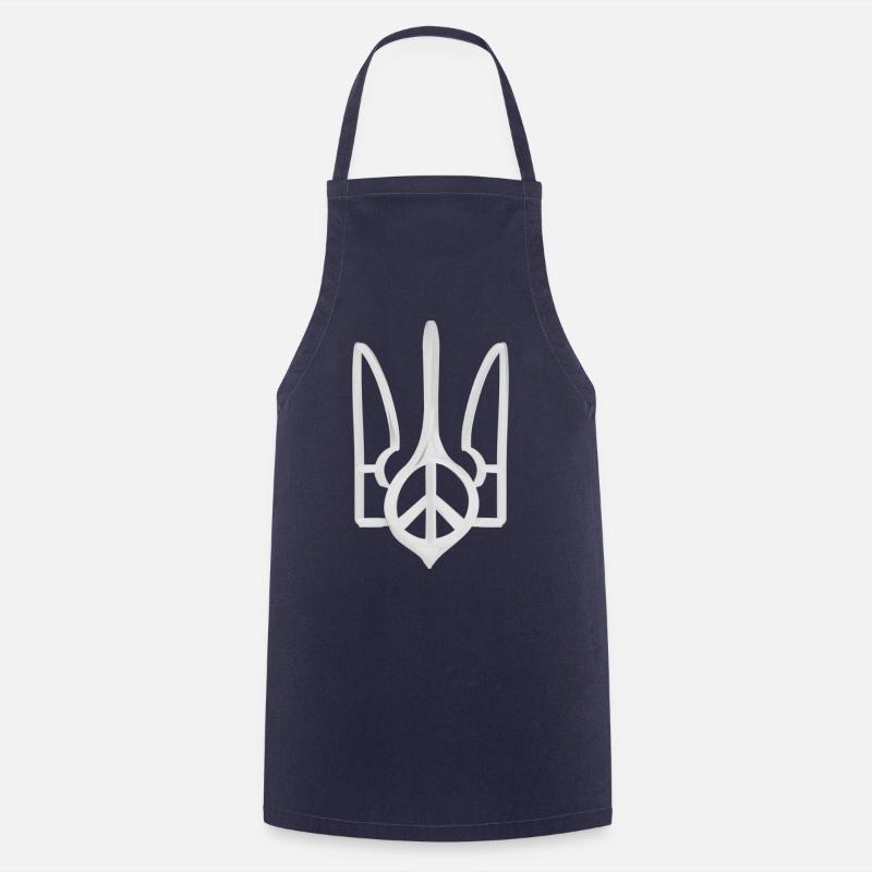 Ukraine Trident - Tablier de cuisine - marine