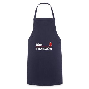 Türkiye Trabzon Trabzonlu Crescent with Star - Cooking Apron - navy - Front - AI Model Male 185 dark (185cm)