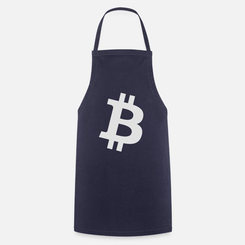 Bitcoin Cappy - Kochschürze - Navy