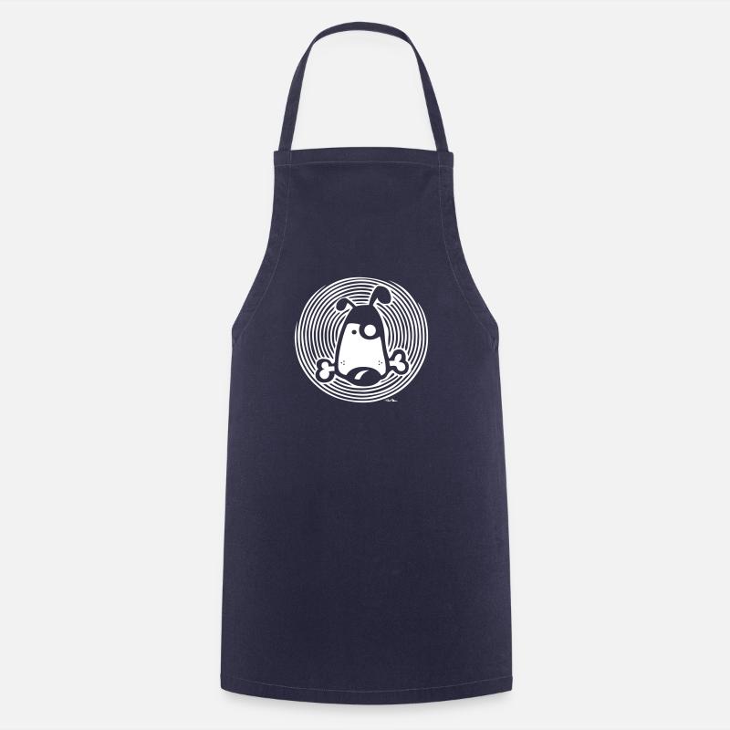 dog - Cooking Apron - navy