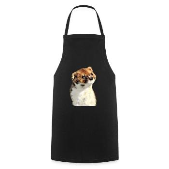 Belette - Tablier de cuisine - noir - Devant - AI Model Male 185 dark (185cm)