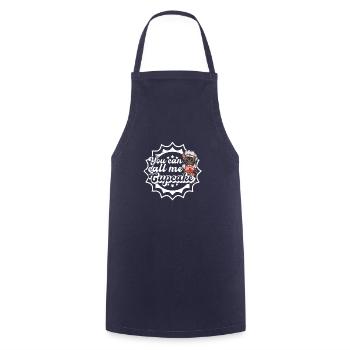 Baker Baking Cat Hobby Baker Dessert Cake - Cooking Apron - navy - Front - AI Model Male 185 dark (185cm)