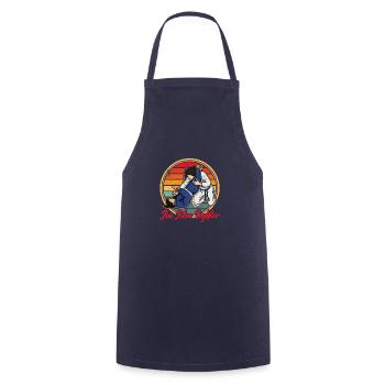 Brésil Jiu Jitsu Arts Martiaux Fille Dicton - Tablier de cuisine - marine - Devant - AI Model Male 185 dark (185cm)