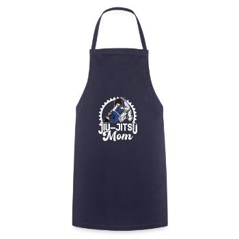 BJJ Jiu Jitsu Brésilien Filles Arts Martiaux - Tablier de cuisine - marine - Devant - AI Model Male 185 dark (185cm)
