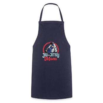BJJ Jiu Jitsu Brésilien Filles Arts Martiaux - Tablier de cuisine - marine - Devant - AI Model Male 185 dark (185cm)