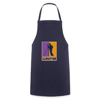 Surveyor Profession Surveying Surveyor - Cooking Apron - navy - Front - AI Model Male 185 dark (185cm)