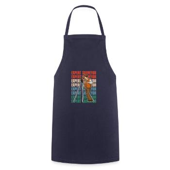 Geodist Profession Surveying Land Surveyor Saying - Cooking Apron - navy - Front - AI Model Male 185 dark (185cm)