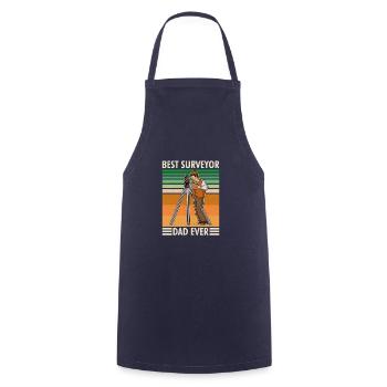Surveyor Geodesy Profession Saying - Cooking Apron - navy - Front - AI Model Male 185 dark (185cm)
